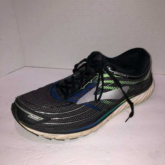 Brooks Mens Size 12.5 Black Blue Green Glycerin 15 Running Sneakers Shoes main image 10